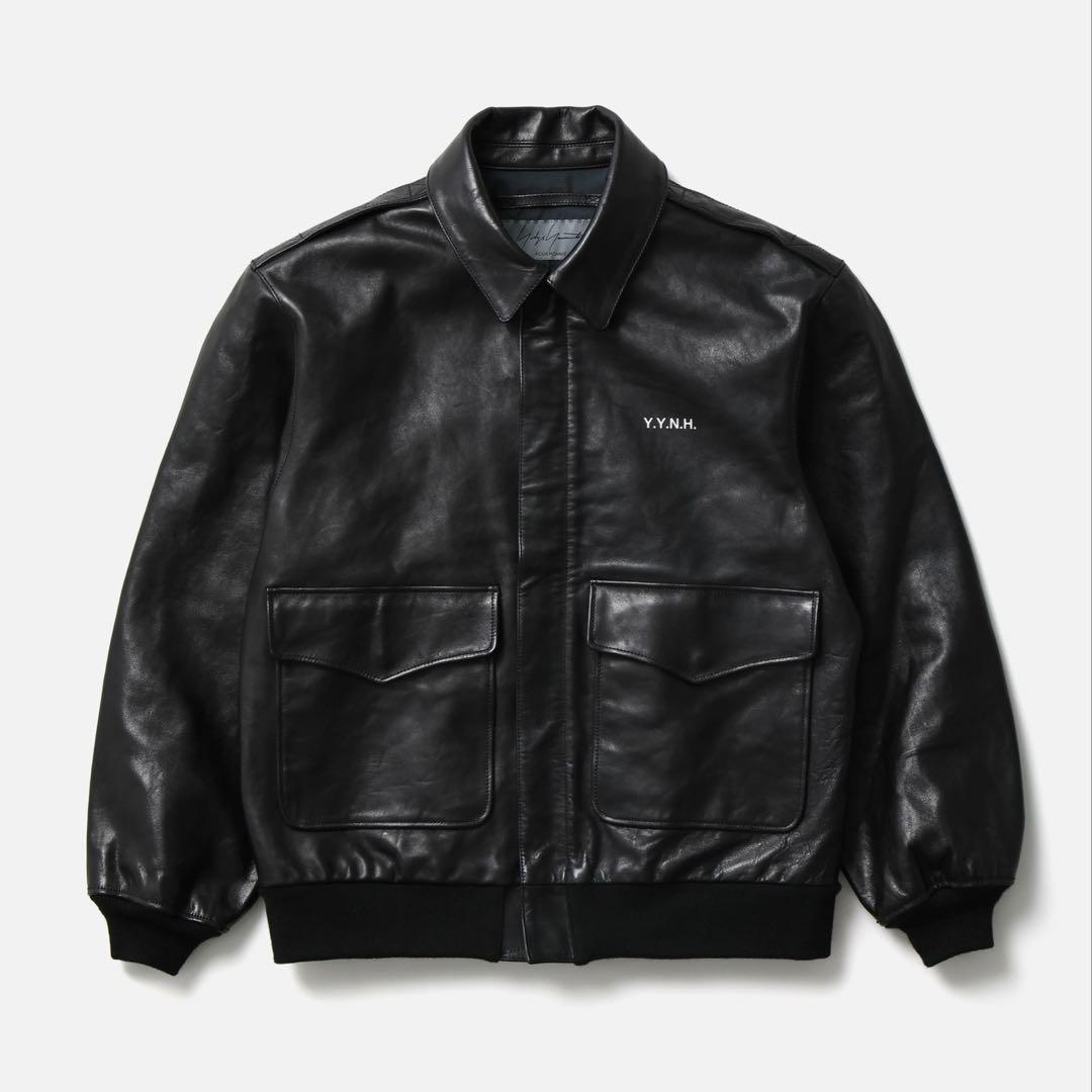 ジャケット・アウター NH X YOHJI YAMAMOTO . LEATHER JACKET XL