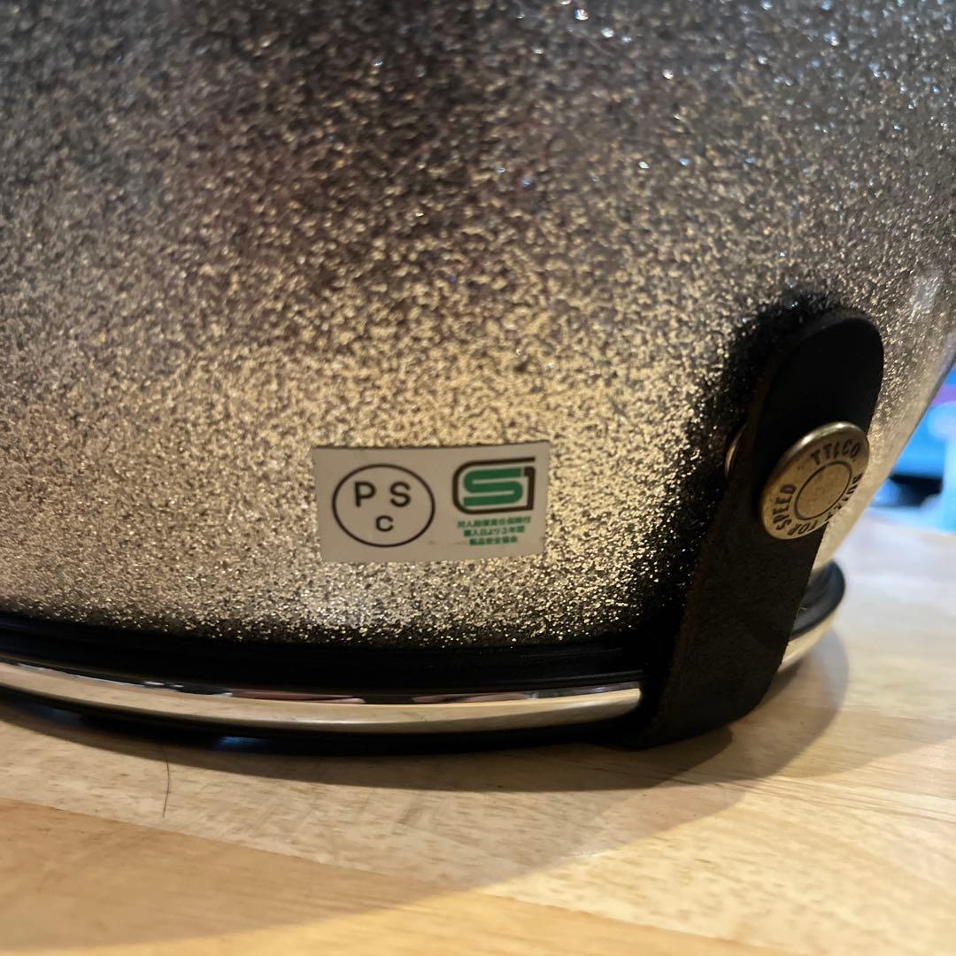 オーシャンビートル　ショーティーホワイト 半帽ヘルメット 調整可能ストラップ