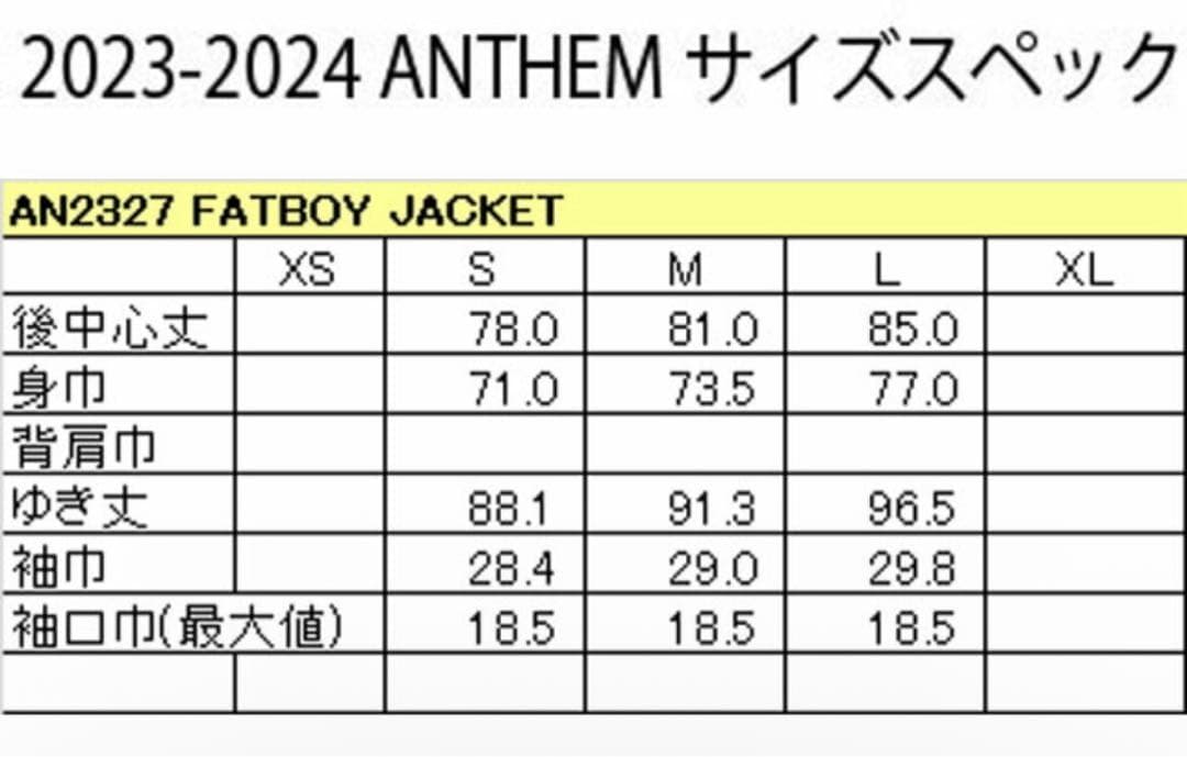 anthem ビブパンツ ウェアセット
