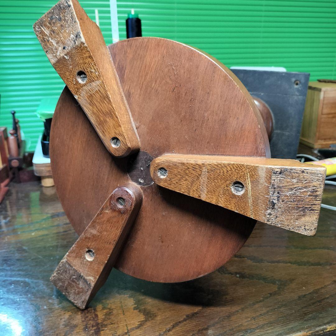 【ブラジル製】極太天然木挽物１本脚テーブルベースヴィンテージアンティーク