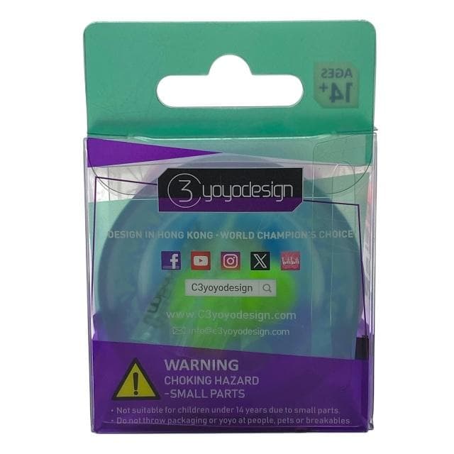 ゴーストIX（パープル）　C3yoyodesign グラデーション ヨーヨー