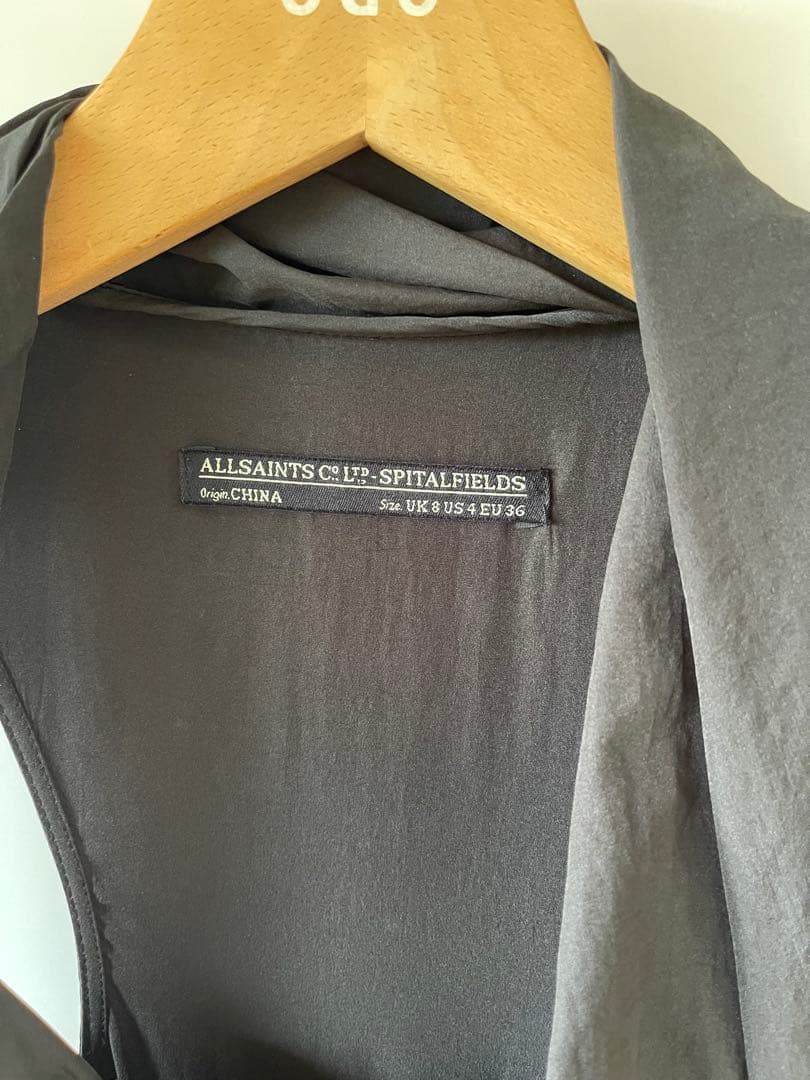 ALLSAINTS SPITALFIELDS アシンメトリック ドレスワンピース