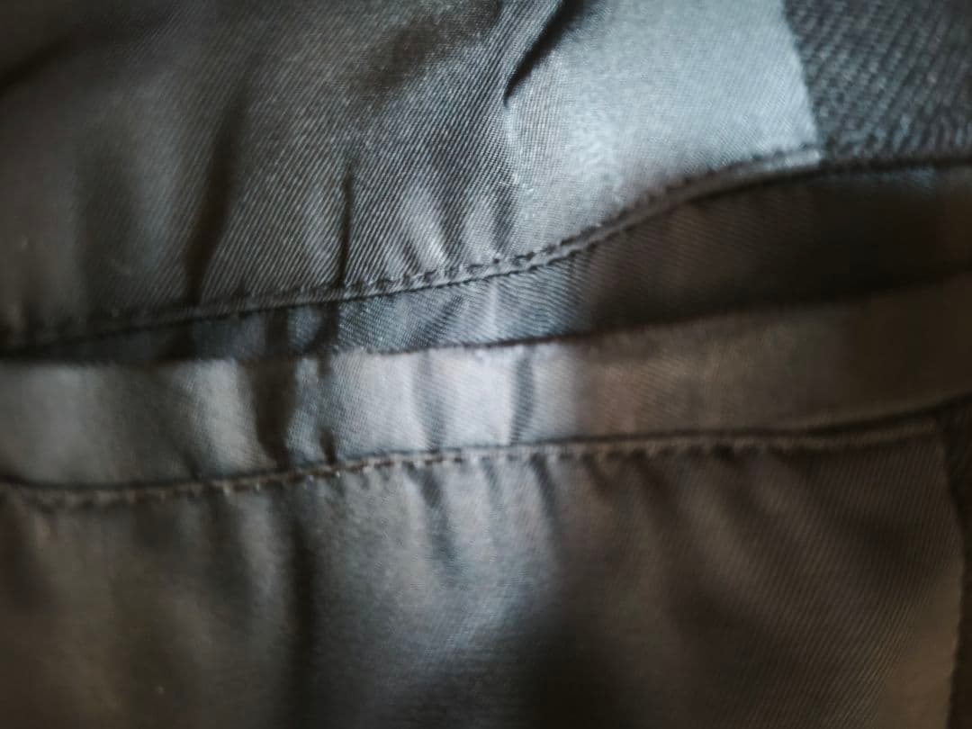 COMME des GARÇONS HOMME ブラック ステンカラーコート S