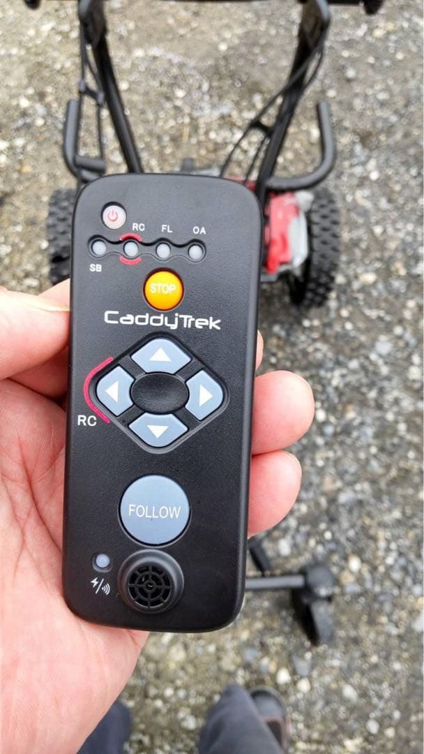 折りたたみ式電動ゴルフカートCT-2000-BA-R2レッドブラックリモコン付き