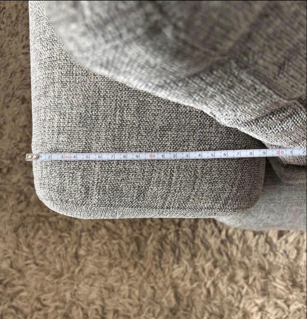 LIVING HOUSE】当時の価格30万・カバリングソファ・羽毛・2.5人用