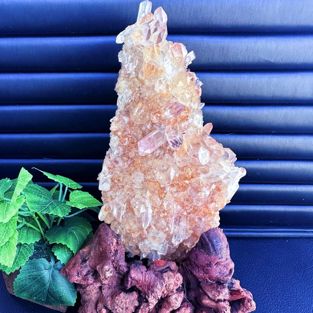 爆レア❗️浄化❗️超綺麗♡超強いパワー ピンク ヒマラヤ クラスター天然石A1446