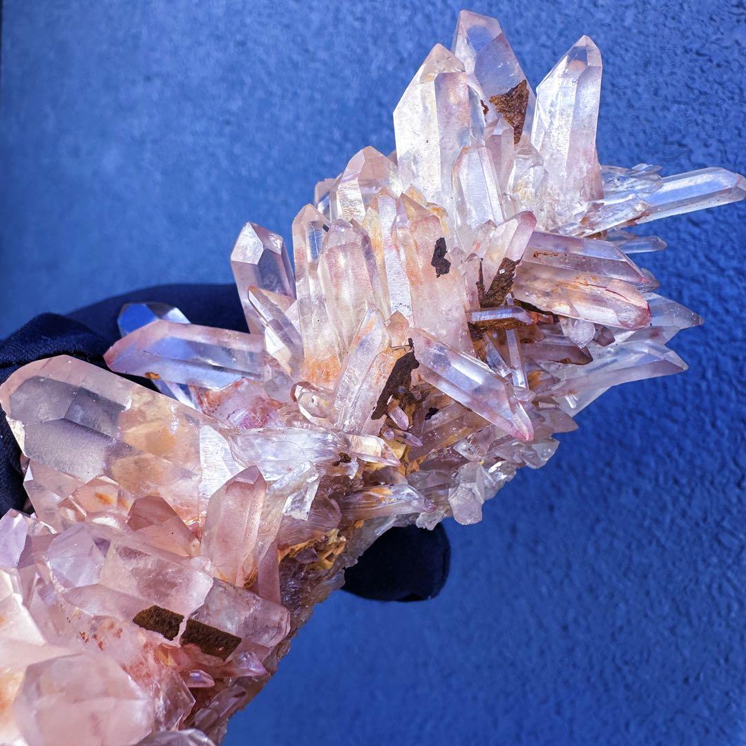 爆レア❗️浄化❗️超綺麗♡超強いパワー ピンク ヒマラヤ クラスター天然石A1446