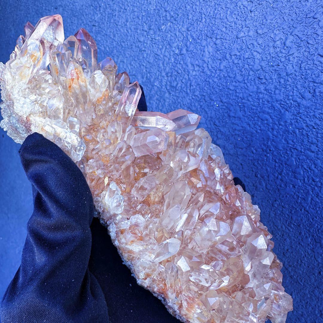 爆レア❗️浄化❗️超綺麗♡超強いパワー ピンク ヒマラヤ クラスター天然石A1446