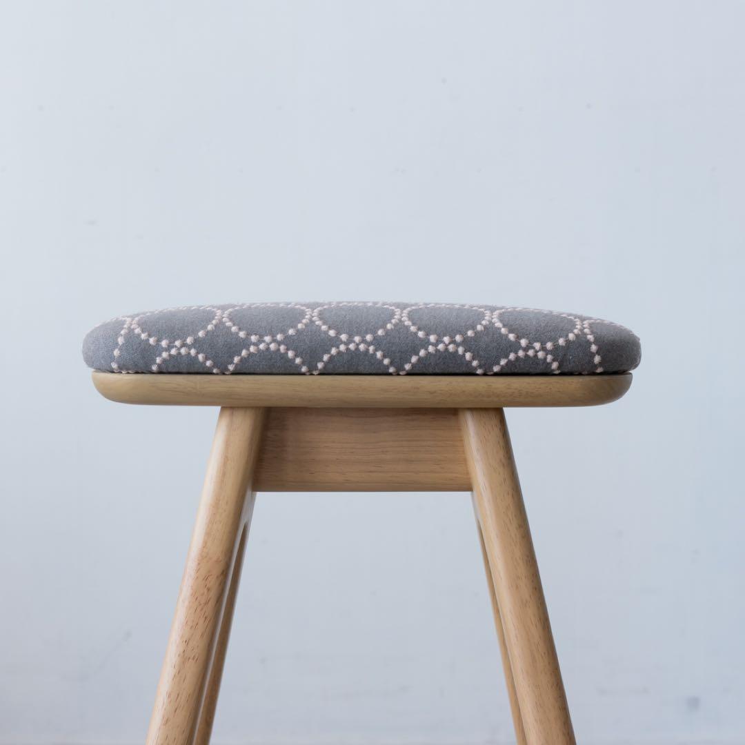 キッチンスツールNA H630＋ミナ ペルホネン　タンバリン