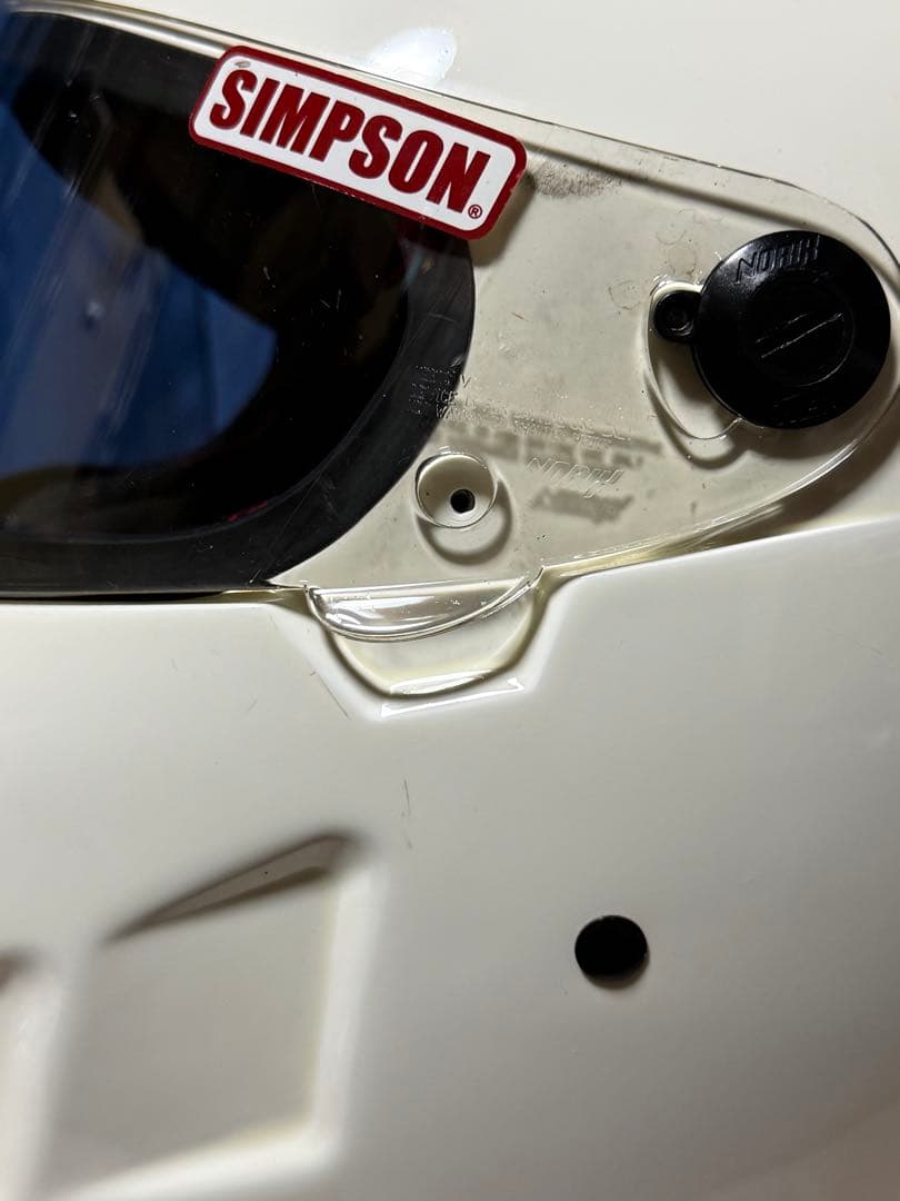 SIMPSON シンプソン RX-10 ヘルメット ホワイト Lサイズ