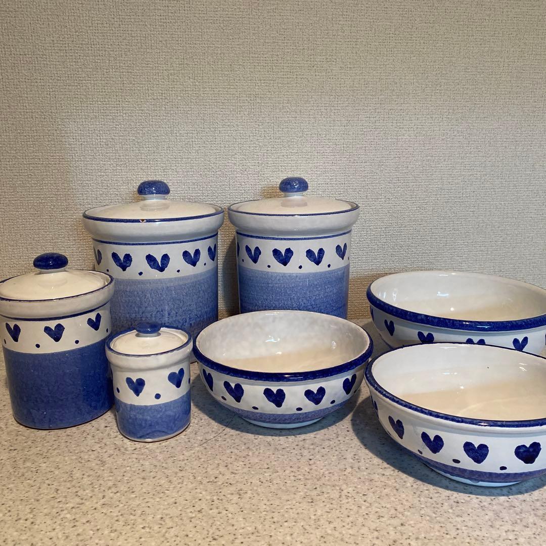 カントリー雑貨ハート食器MADE IN ITALY♥️7点訳あり特価