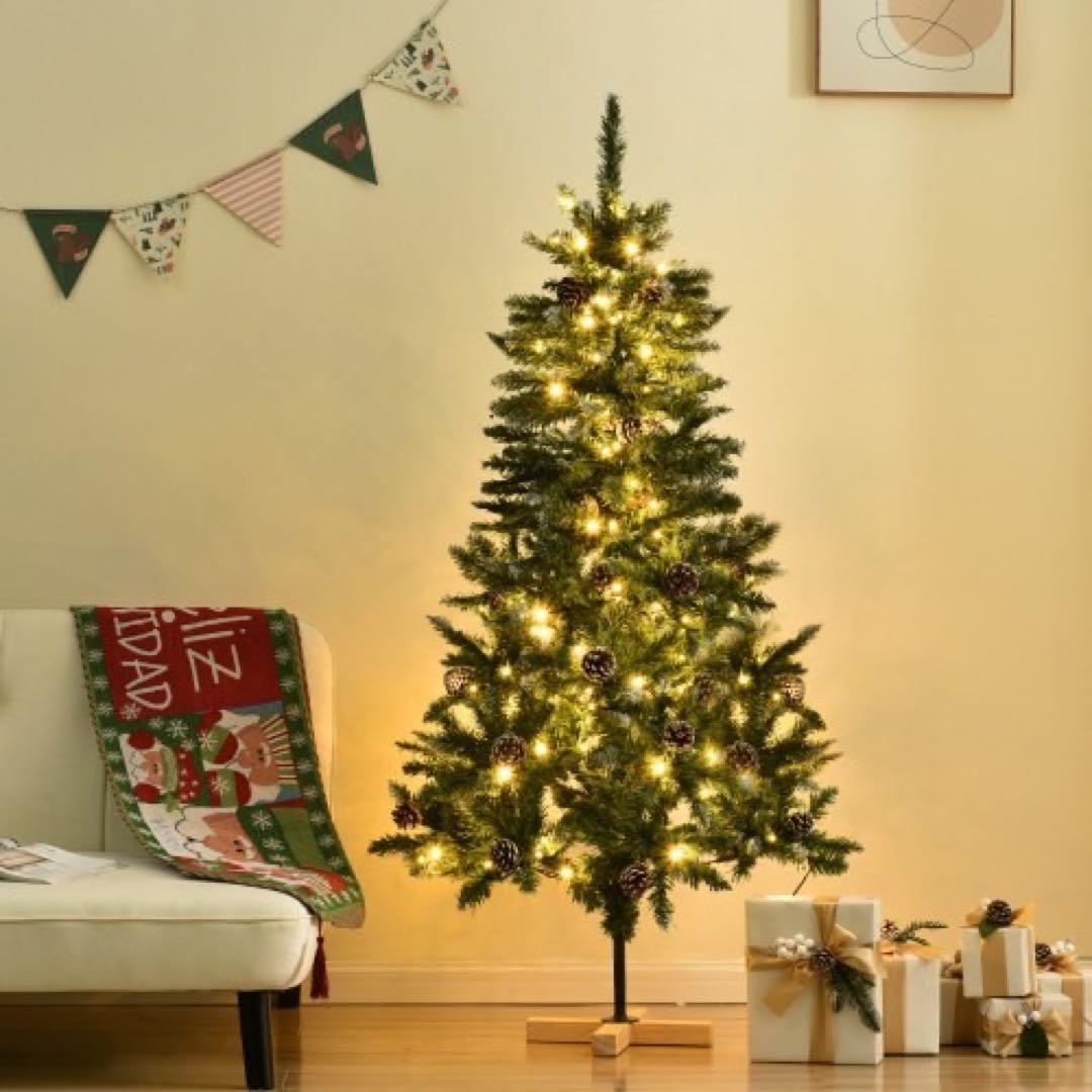 ⭐️クリスマスツリー⭐️ 180センチ　大きい　新品　おしゃれ　雪