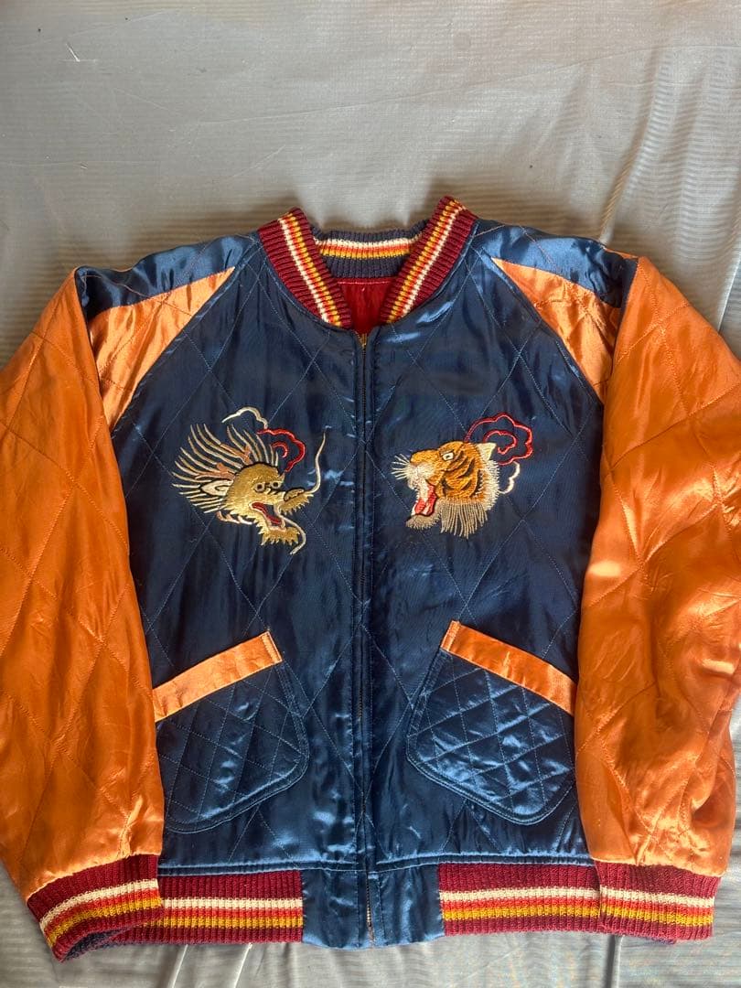 龍 虎 リバーシブルスカジャン 38 WAREHOUSE ウエアハウス