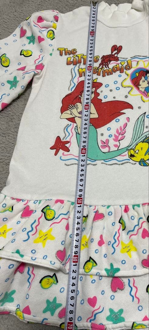 リトルマーメイドチュニック ワンピース キッズ ヴィンテージ風