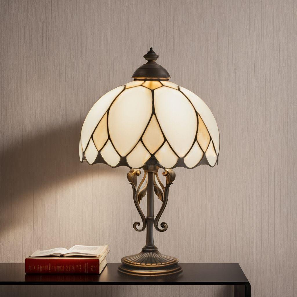 ☆ステンドグラスの温かみ　テーブルランプ　照明　インテリア