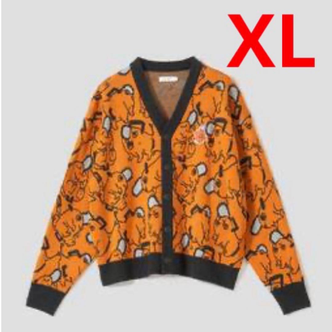 グラニフ　チェンソーマン　ポチタ ジャカードカーディガン　XL