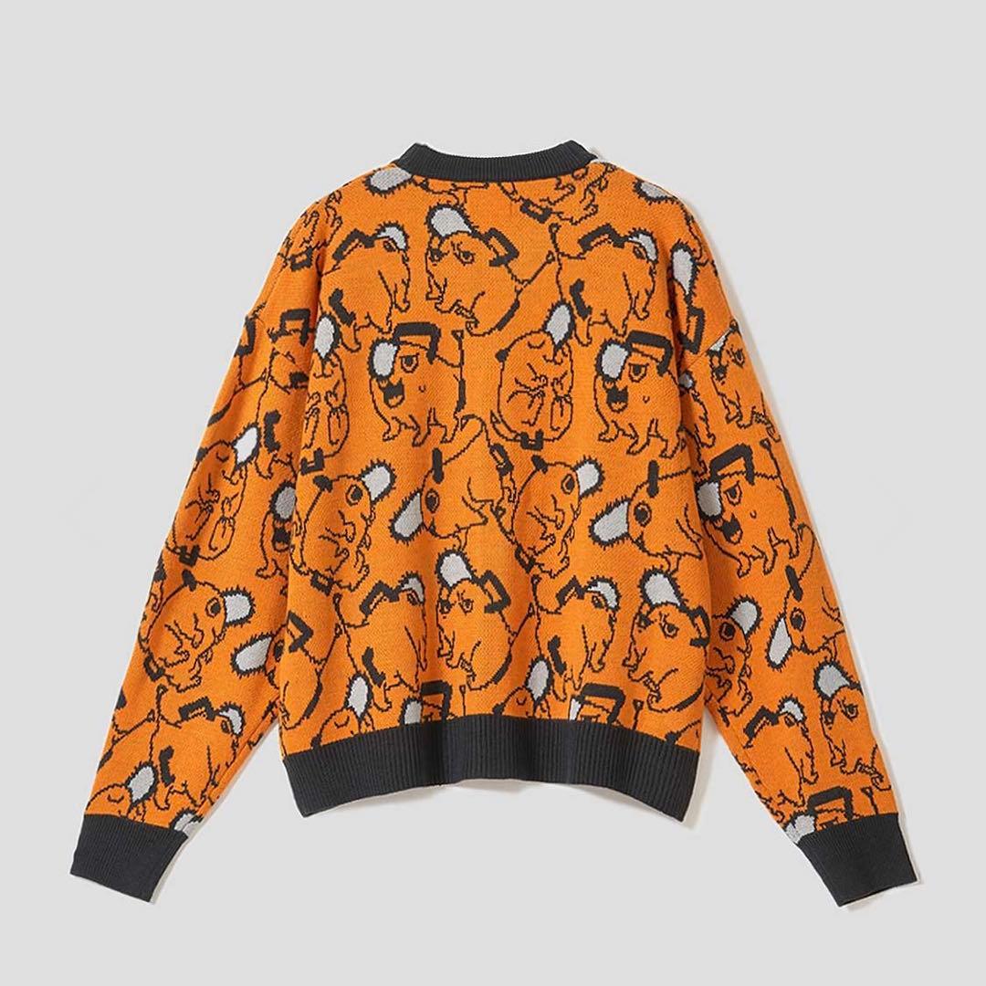 グラニフ　チェンソーマン　ポチタ ジャカードカーディガン　XL