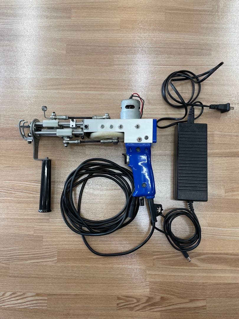 中古 タフティングガン AK-1 カットパイル 青