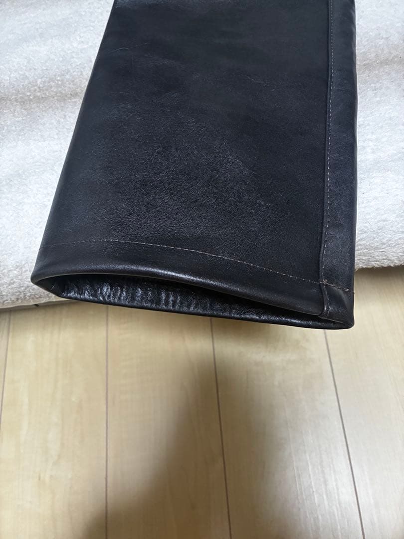 Y2 leather ワイツーレザー アニリンステア ストレートレザーパンツ