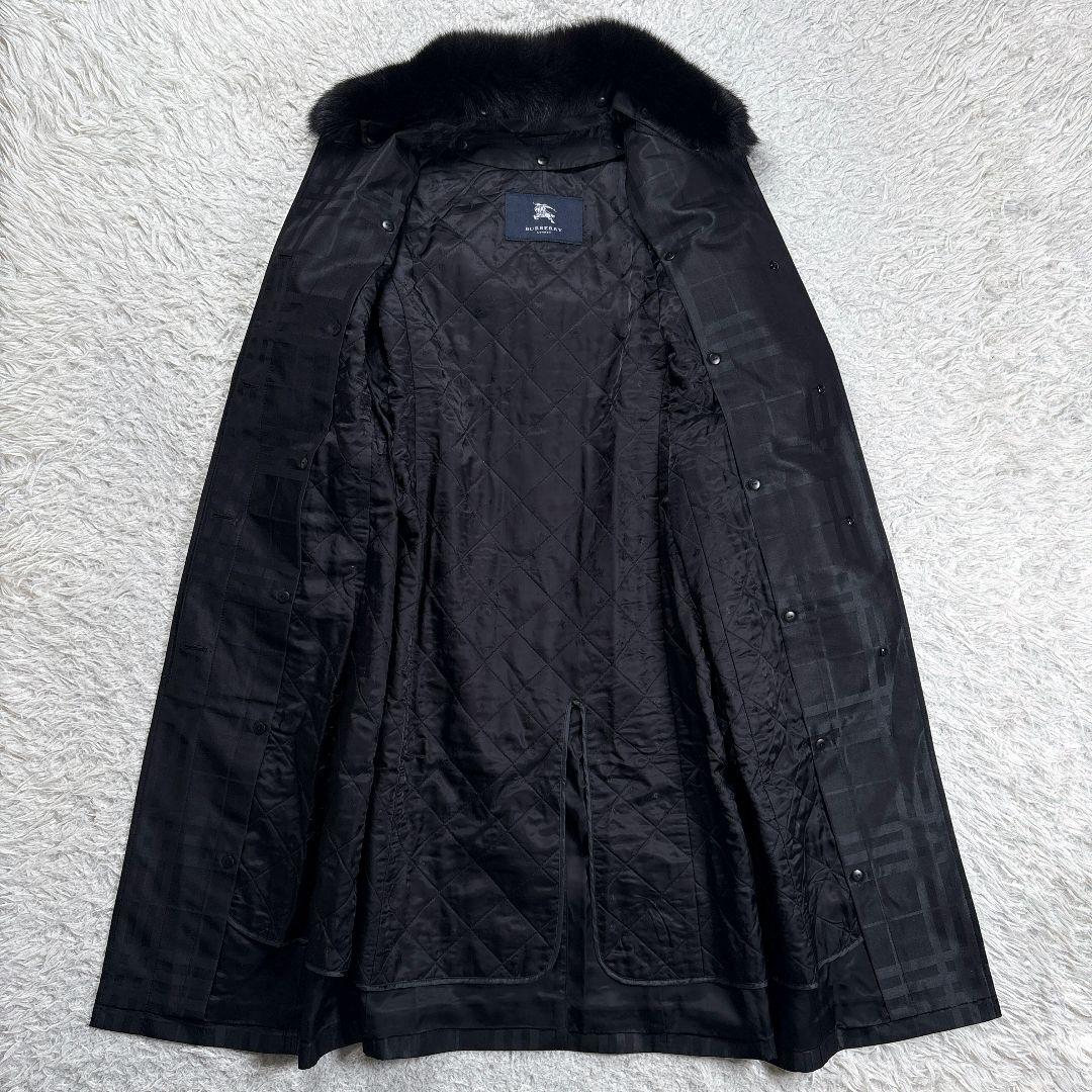 極美品✨バーバリーロンドン シャドーチェック ベルテッドコート 総柄ライナー