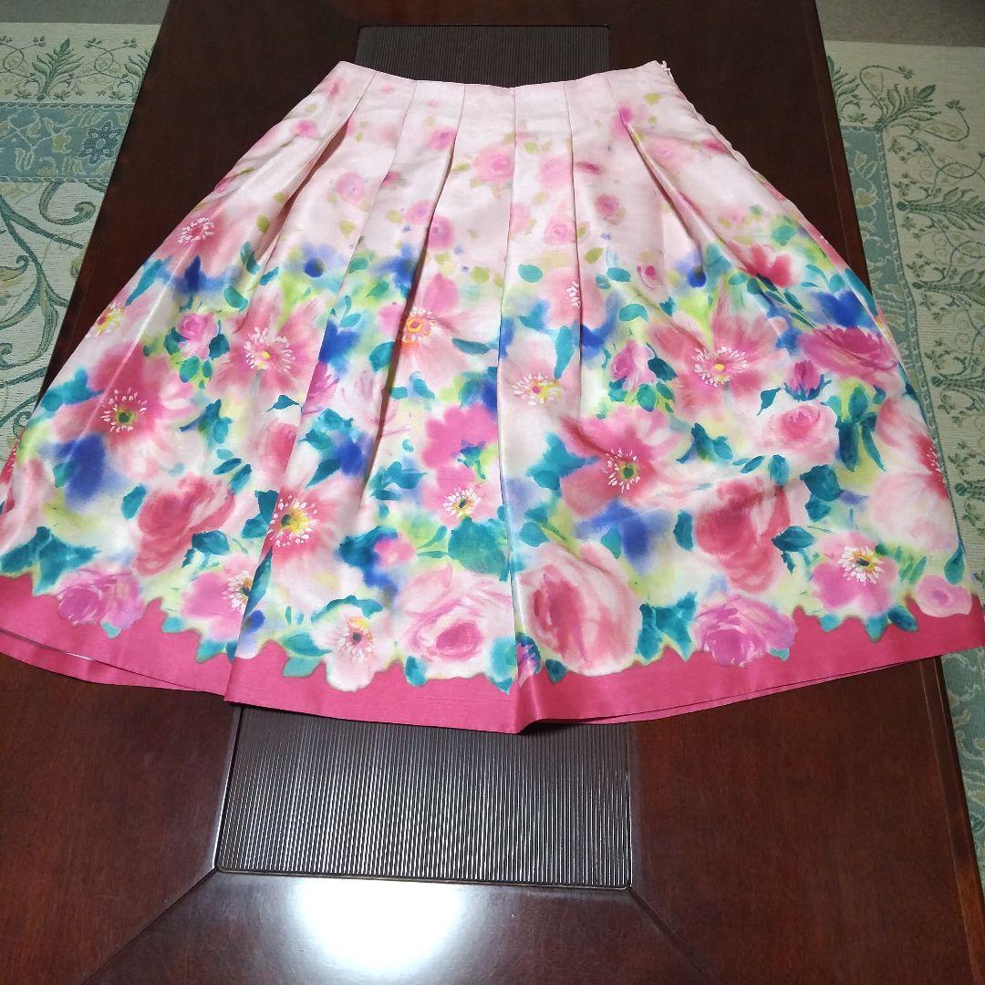 M'S GRACY フレアスカート 花柄 40