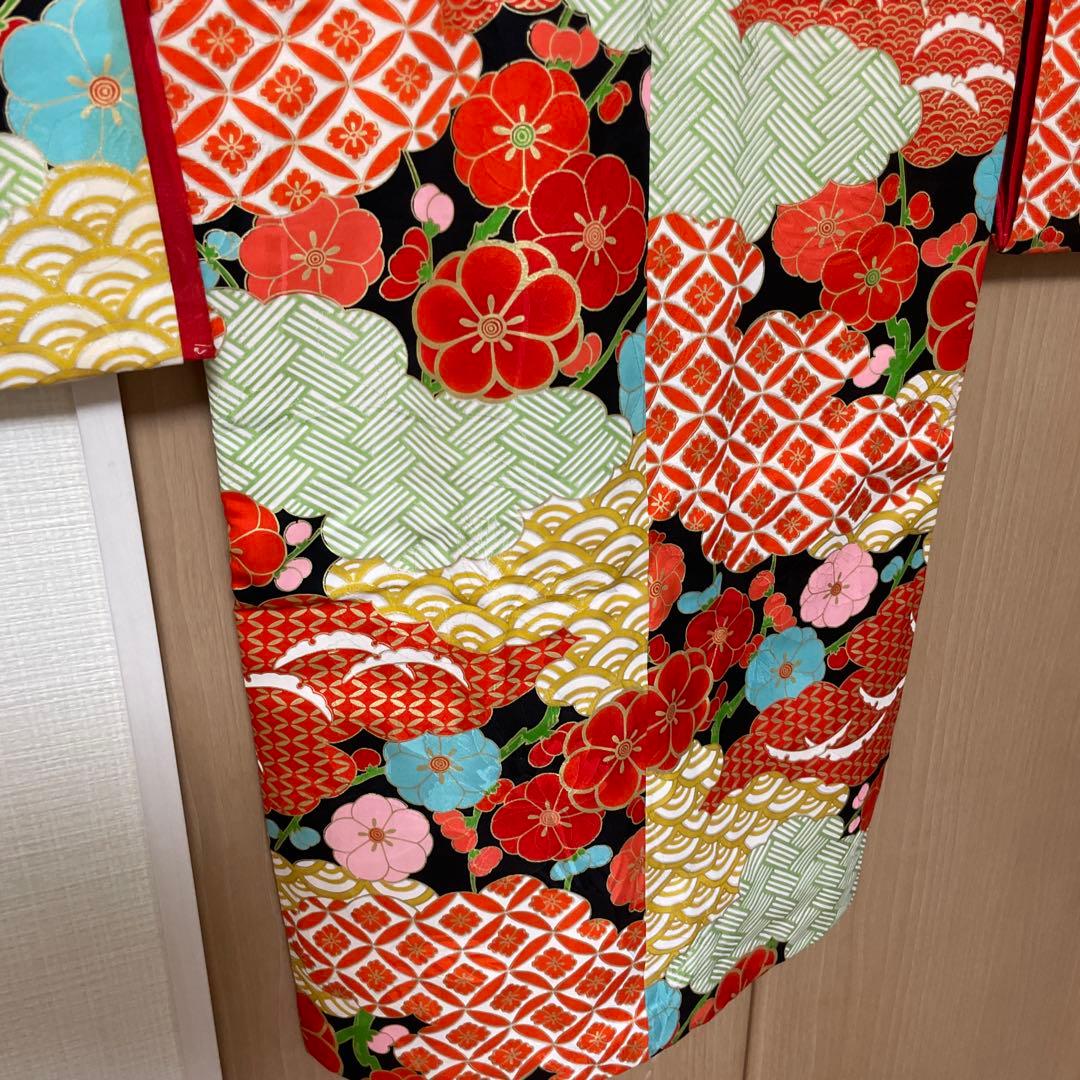 アンティーク　女の子　子供着物　大正ロマン七五三着物