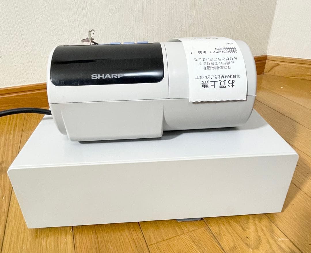 【美品/1か月保証付き】XE-A20 SHARP 電子 レジスター 店舗用品