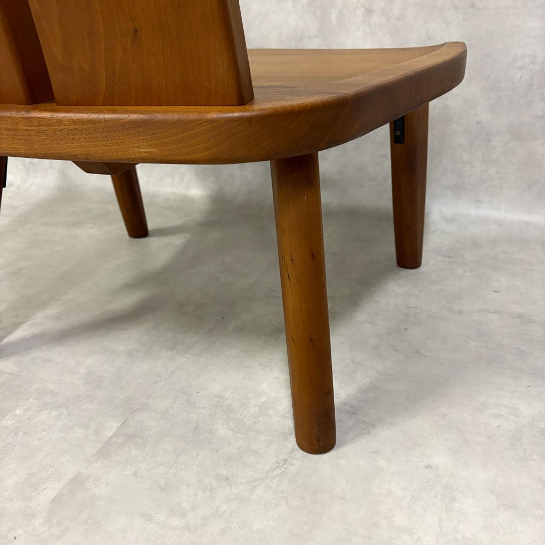 北欧　ラウンジチェア　無垢材【1脚】C