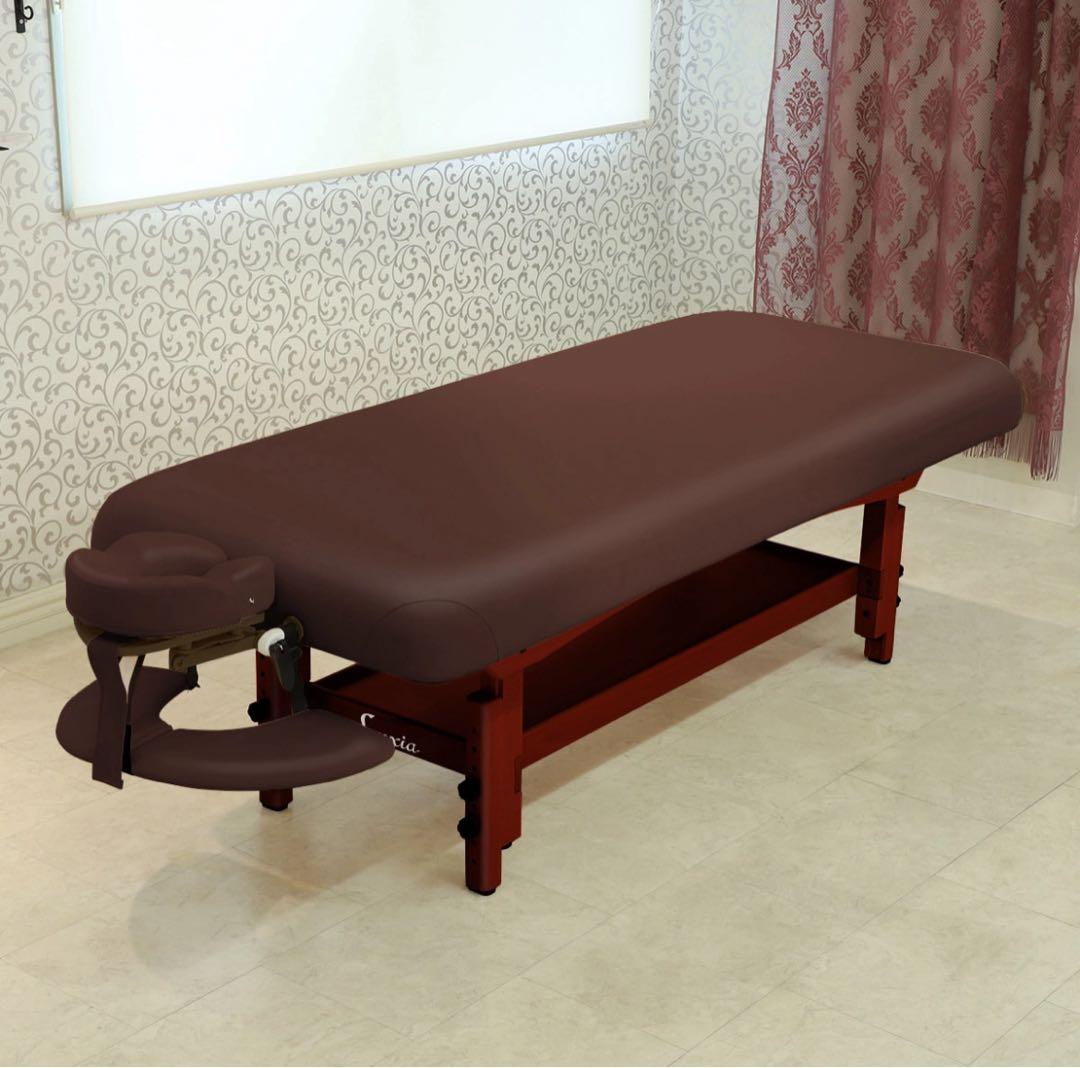 FAGGIO 高級木製マッサージベッド　ブラウン