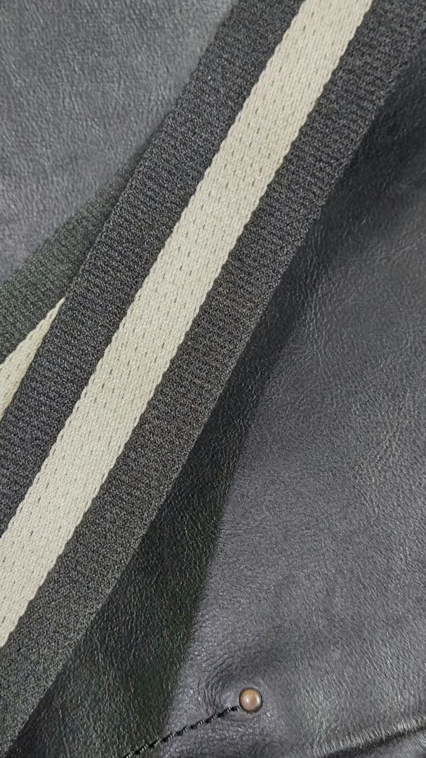 【BALLY】 バリー　レザーメッセンジャーバッグ　ブラック