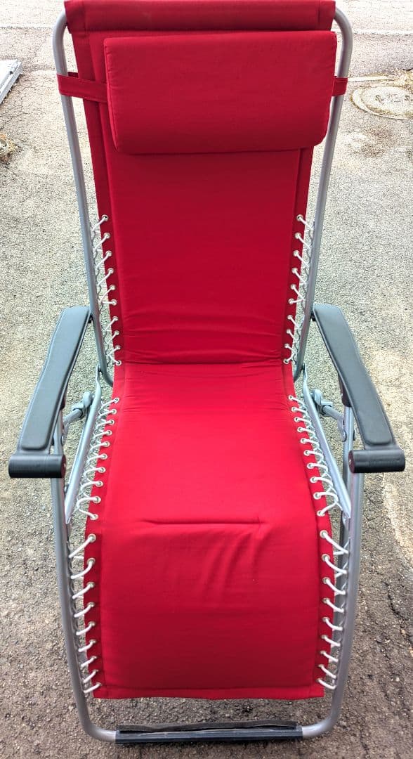 セール【Lafuma】ラフマ リクライニングチェアRSX マットタイプ（レッド）