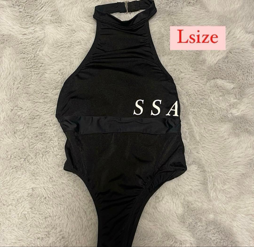 SUMMER STYLE AWARD ブラック ワンピース水着 Lサイズ