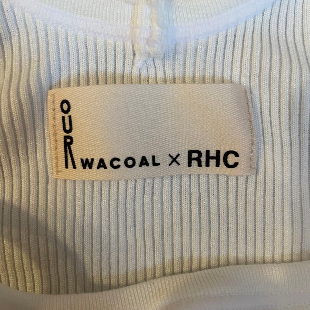 RHC×WACOAL カップイン アメリカンスリーブ タンクトップ　白黒セット