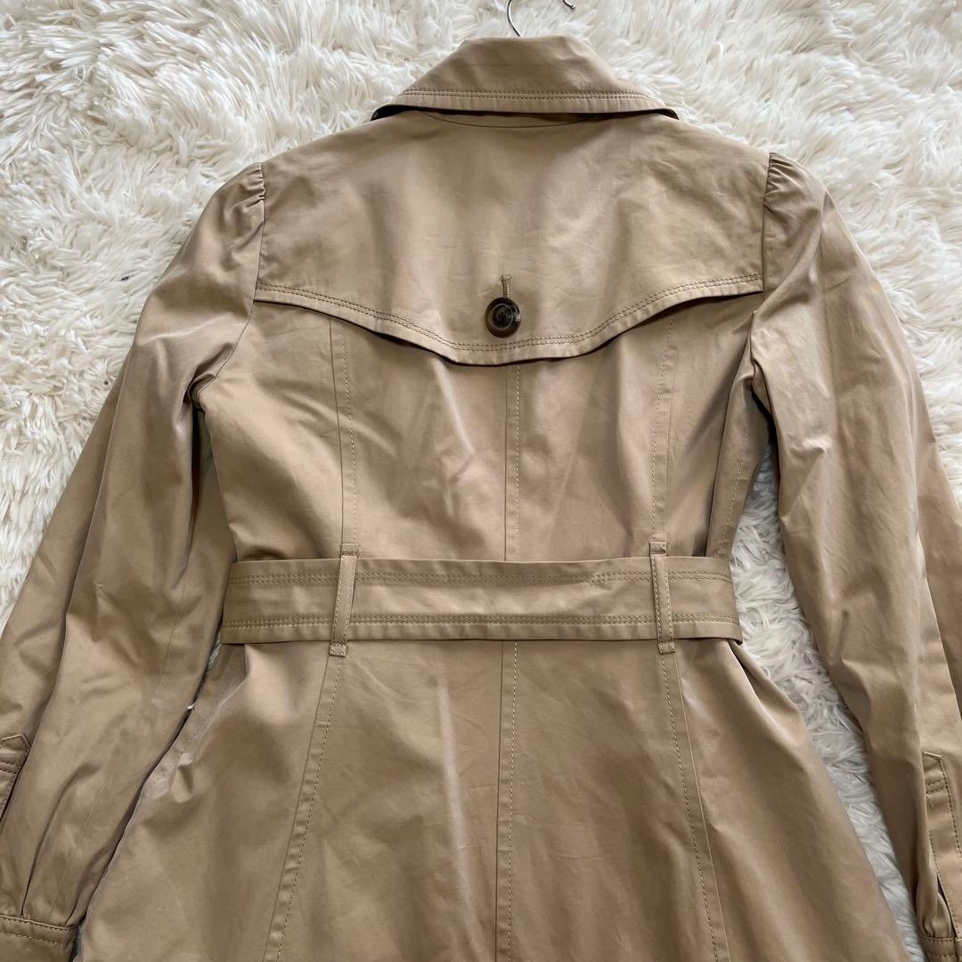 BURBERRY BLUE LABELトレンチコートベージュ フレアノバチェック