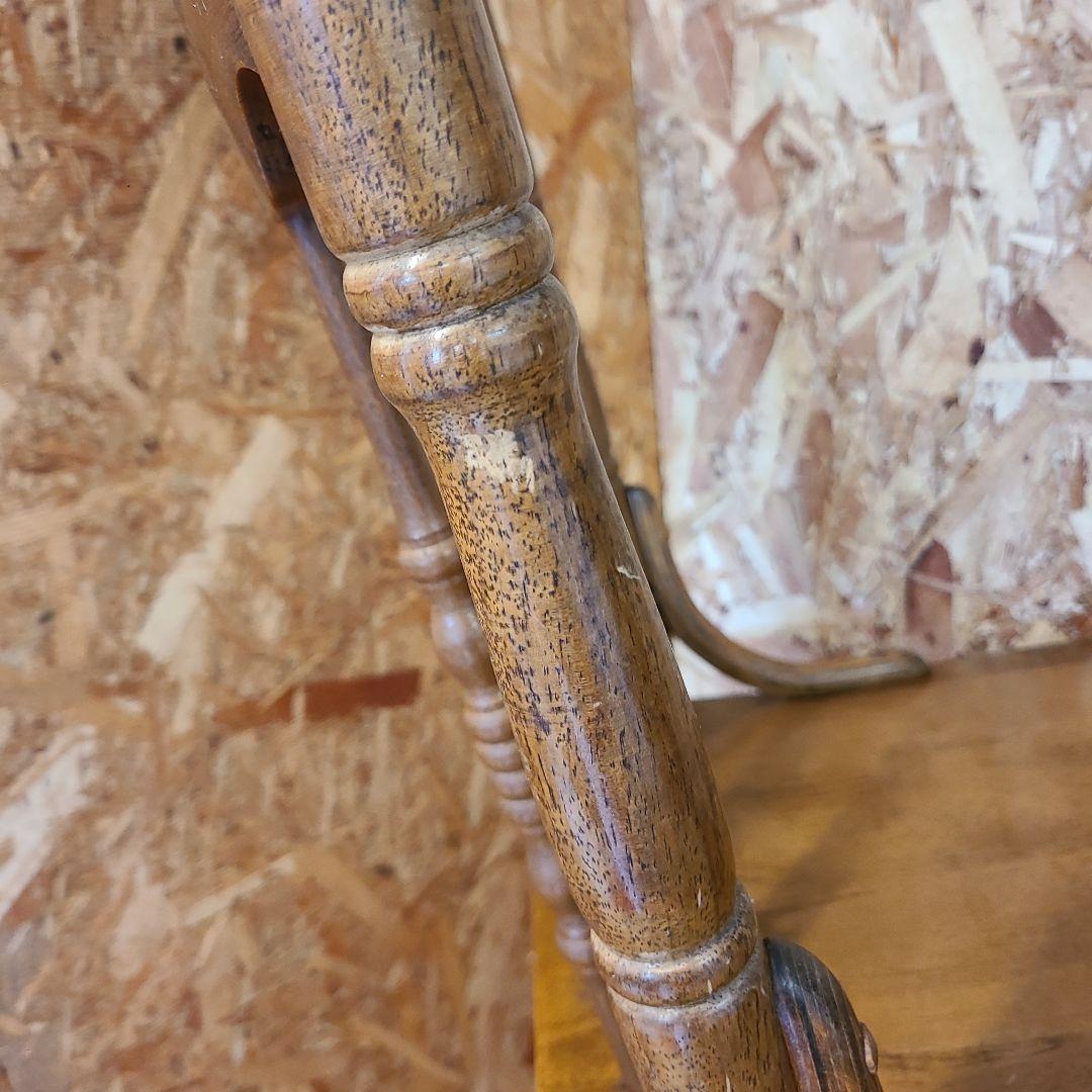 6 山善 椅子 アンティーク調 チェア　ウィンザーチェア