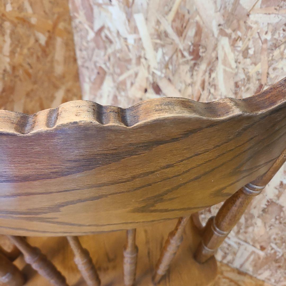 6 山善 椅子 アンティーク調 チェア　ウィンザーチェア