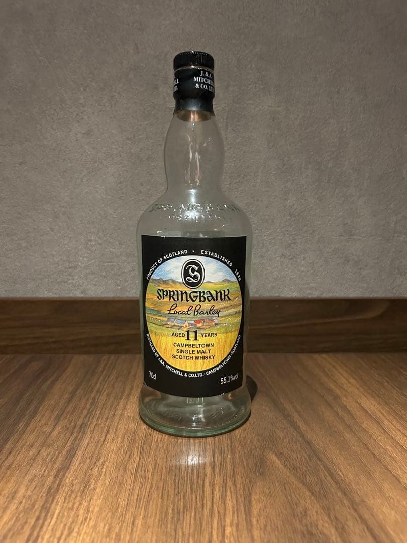 s*u様 スプリングバンク ローカルバーレイ【空瓶】限定終売品　キャンベルタウン