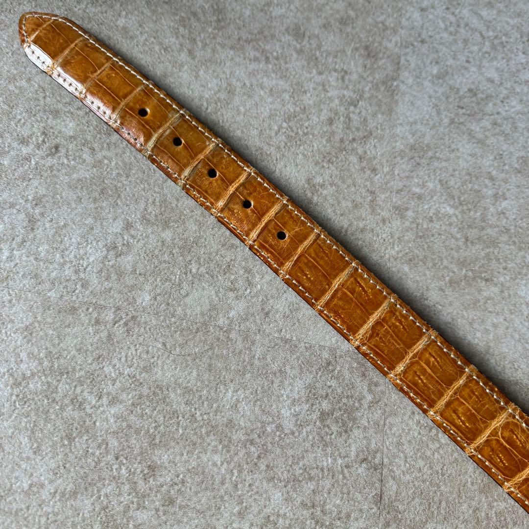 suzurin Anderson's BEAMS リアルクロコレザーベルト