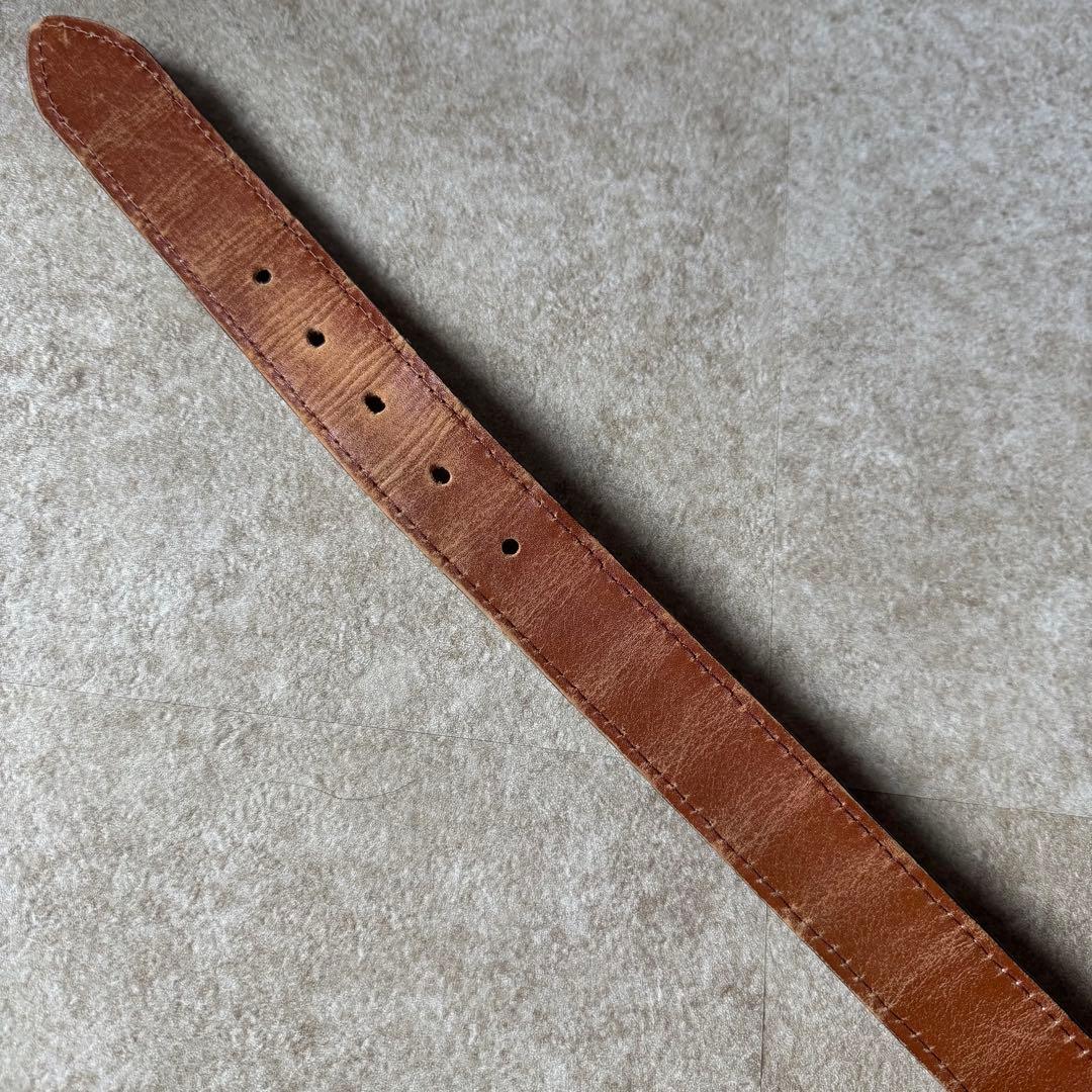 suzurin Anderson's BEAMS リアルクロコレザーベルト