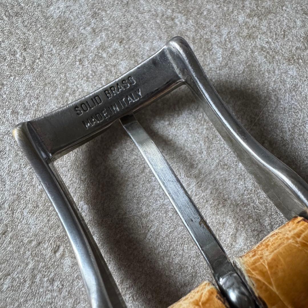 suzurin Anderson's BEAMS リアルクロコレザーベルト