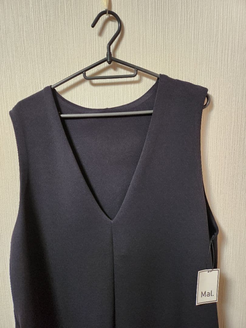 ユリ❗Mal.ボンディングワンピース 黒