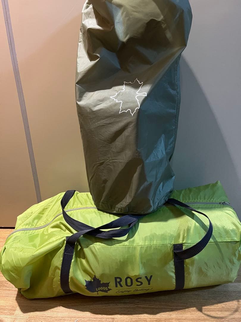 美品1回使用 ロゴスXL 2ルームテント＋マット＋グランドシート