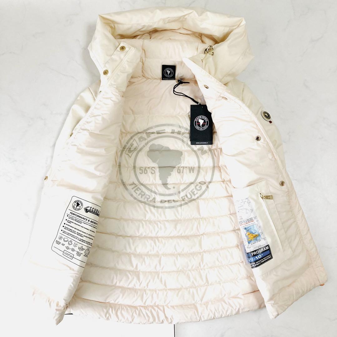 24AW✨️ケープホーン カサブランカ　 ダウンジャケット　異素材切り替え　フード