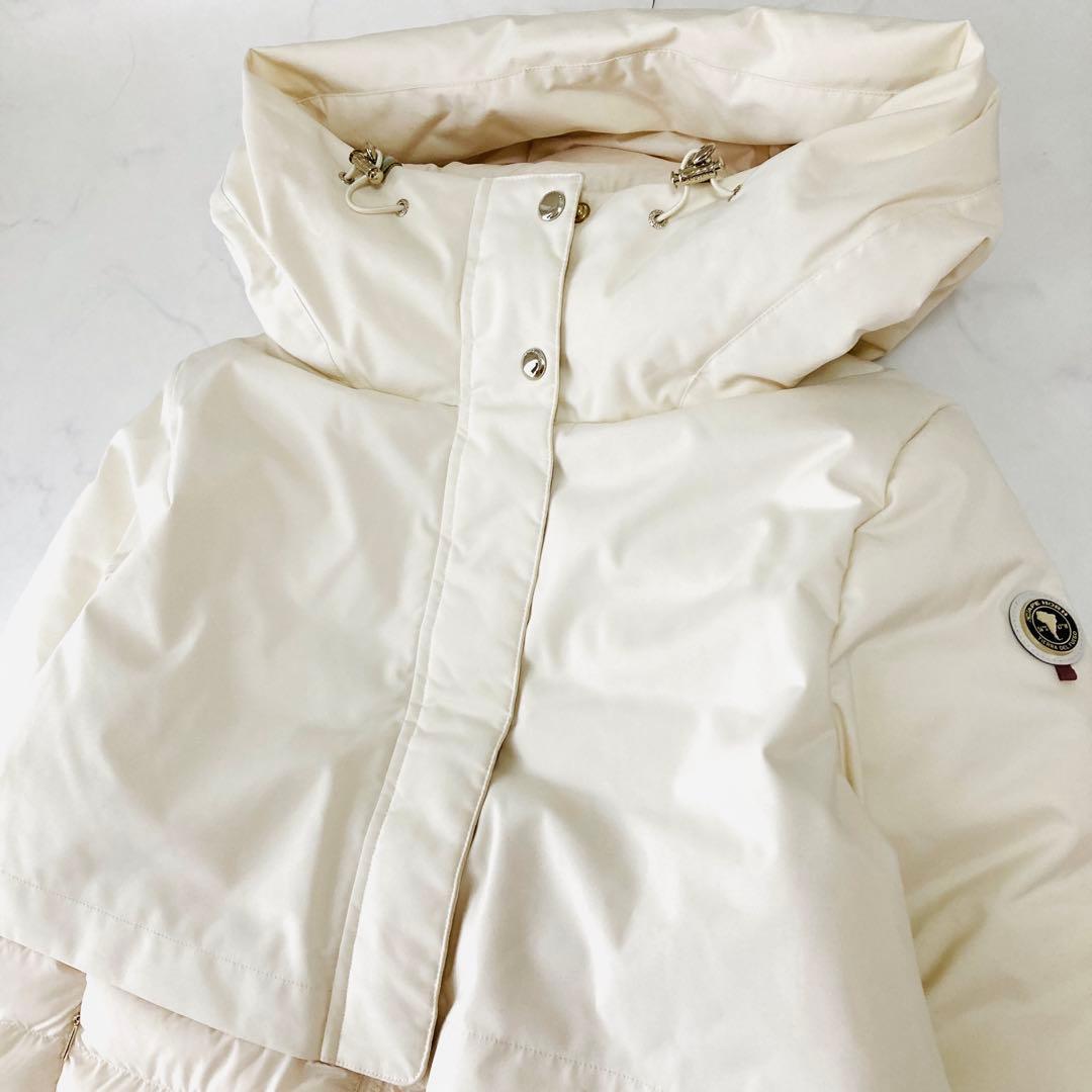 24AW✨️ケープホーン カサブランカ　 ダウンジャケット　異素材切り替え　フード