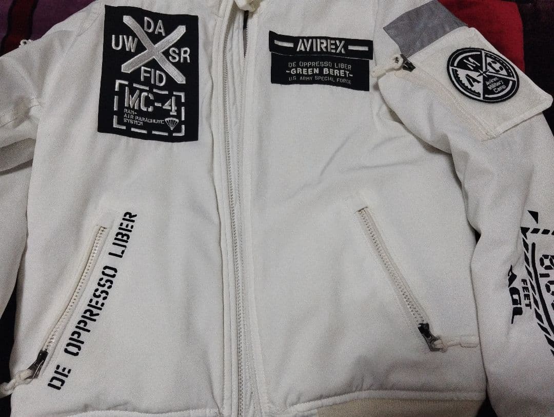 AVIREX MA-1 フライトジャケット ホワイト