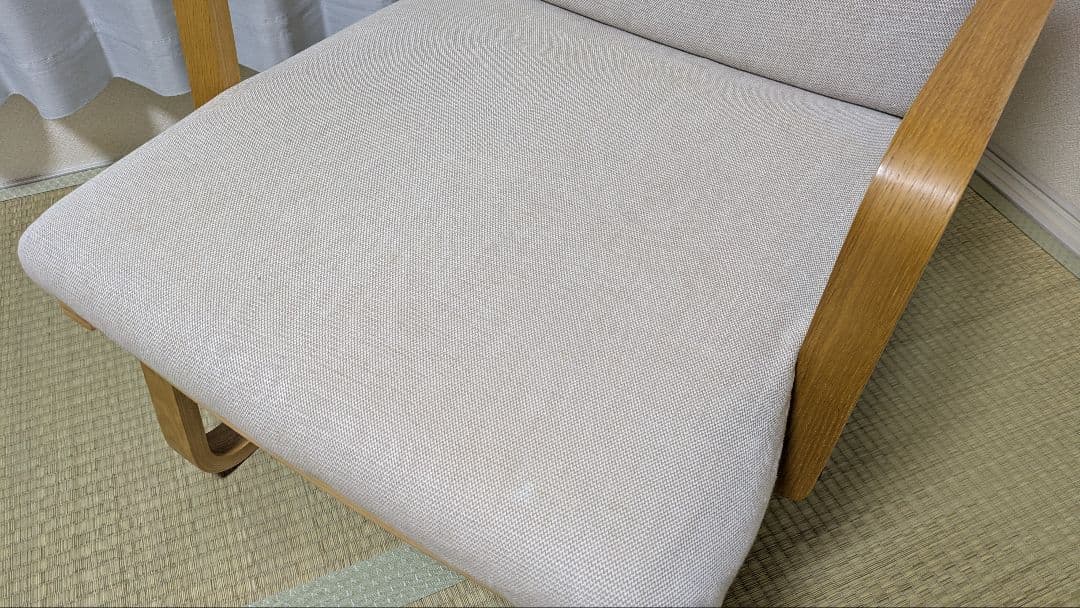 無印良品　リビングでもダイニングでもつかえるソファチェア①