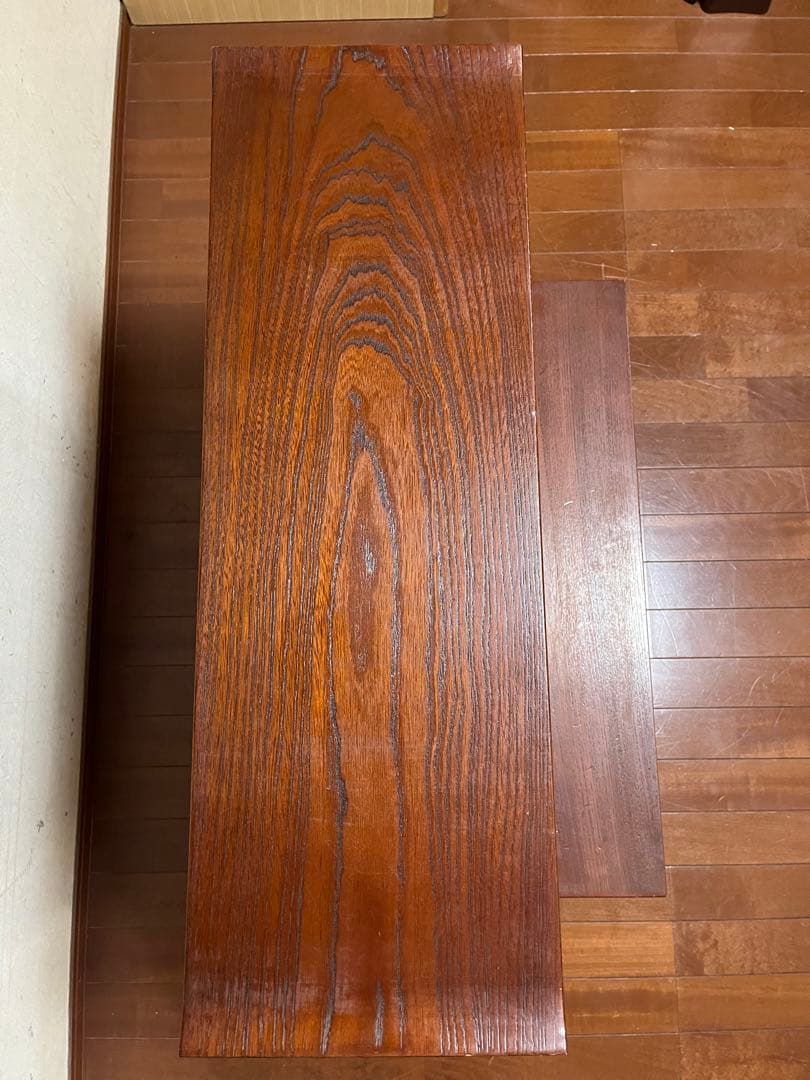 天然木 ケヤキ材 和製ヴィンテージ ライティングビューロー