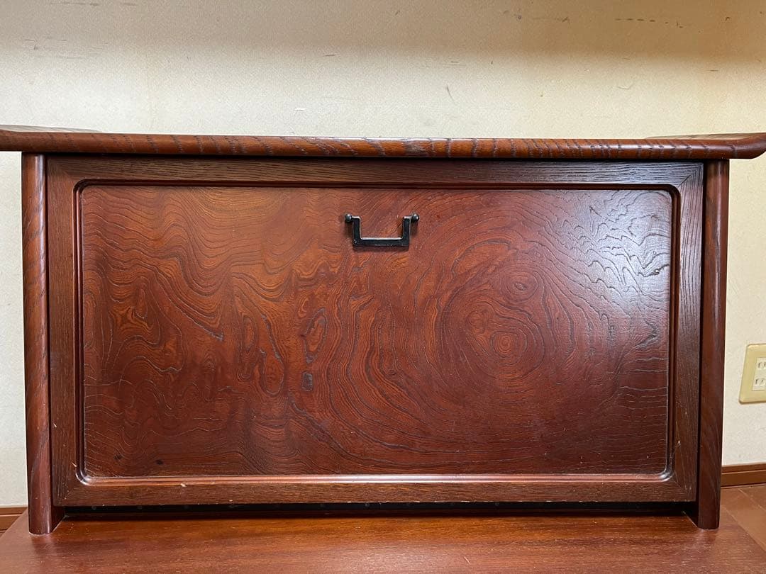 天然木 ケヤキ材 和製ヴィンテージ ライティングビューロー