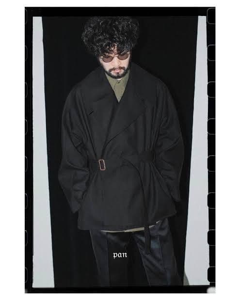 L'ECOPPE pan ショートトレンチコート