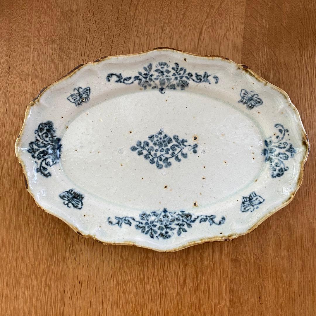 市野吉記さん　コウホ窯　オーバル皿